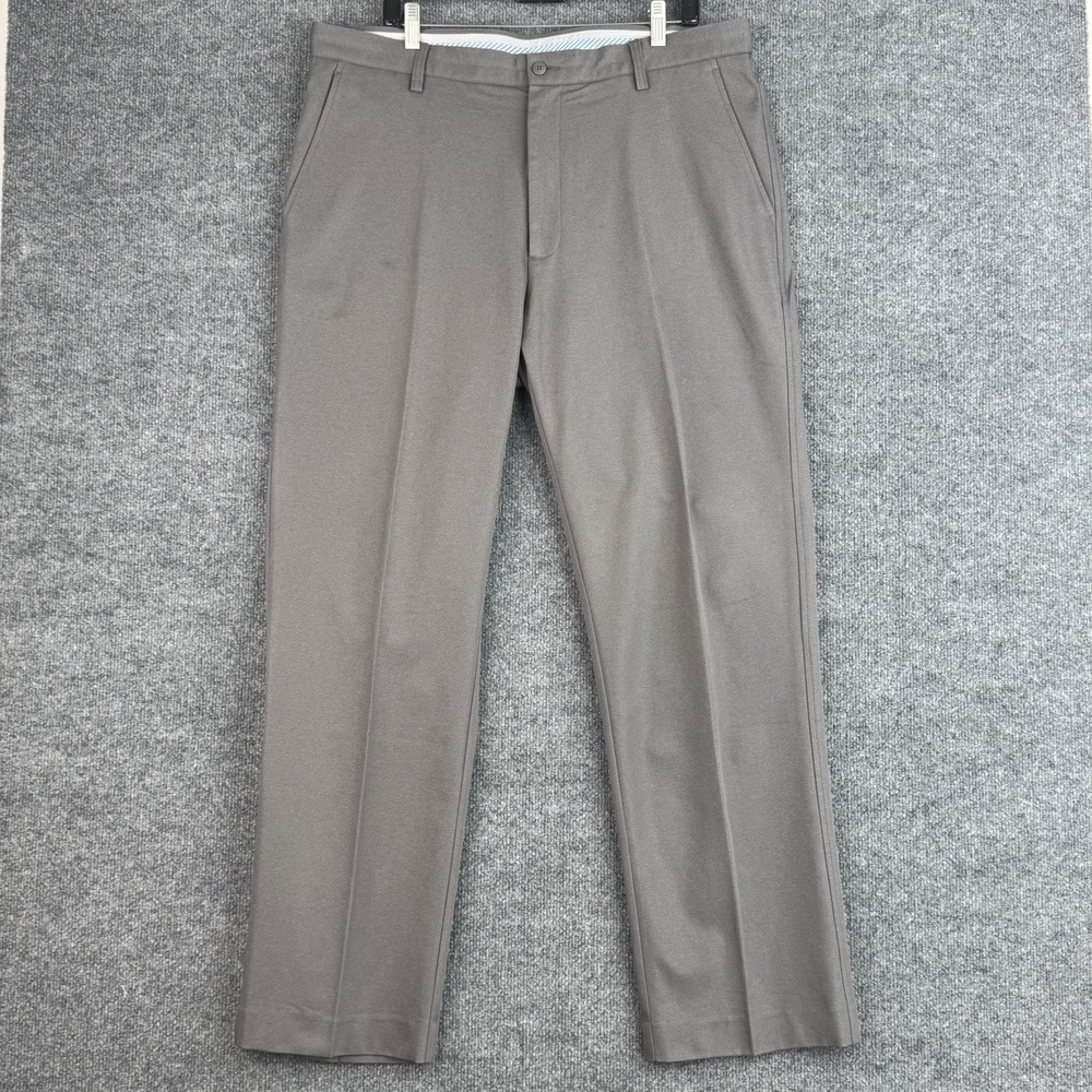 FootJoy Performance Pants Mens 38x32 Gray Straight Relaxed Fit Golf Casual Light